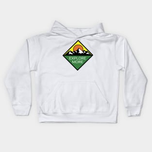 Explore More Mountain Kids Hoodie